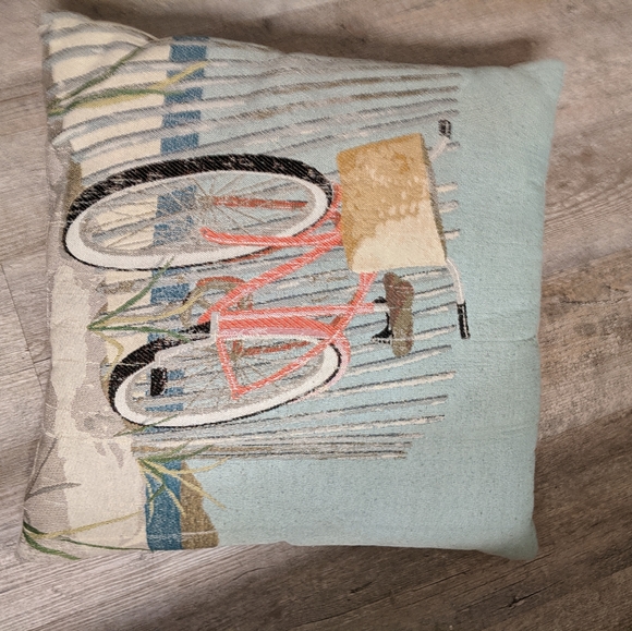 Bicycle Throw Pillow - Picture 2 of 5